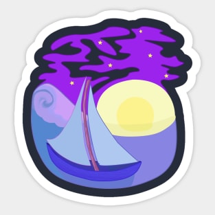 moonlight Sticker